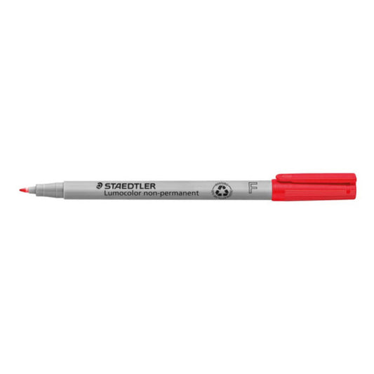 Penna a punta sintetica Staedtler Lumocolor® non-permanente 316 F 0,6 mm rosso - 316-2