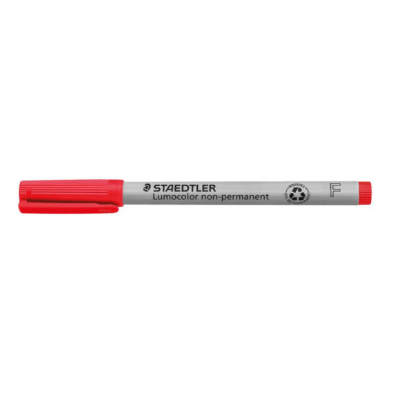 Penna a punta sintetica Staedtler Lumocolor® non-permanente 316 F 0,6 mm rosso - 316-2