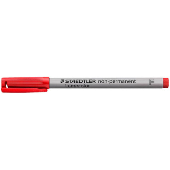 Penna a punta sintetica Staedtler Lumocolor® non-permanente 316 F 0,6 mm rosso - 316-2
