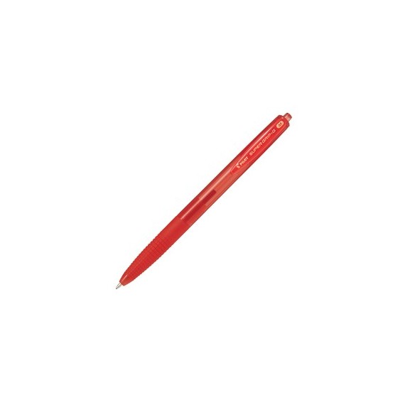 Penna a scatto Supergrip G - punta 1,0mm - rosso  - Pilot