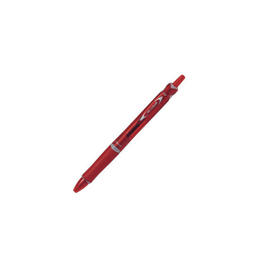 Penna a sfera a scatto Acroball Plastic - punta 1.0mm - rosso  - Pilot