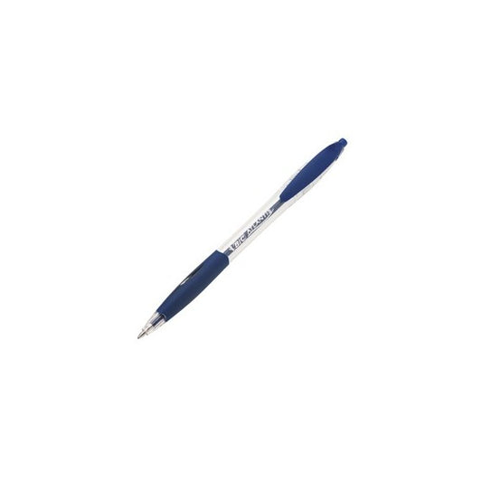Penna a sfera a scatto Atlantis Classic - punta 1,0mm - blu  - Bic - conf. 12 pezzi