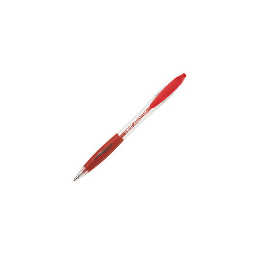 Penna a sfera a scatto Atlantis Classic - punta 1,0mm - rosso  - Bic - conf. 12 pezzi