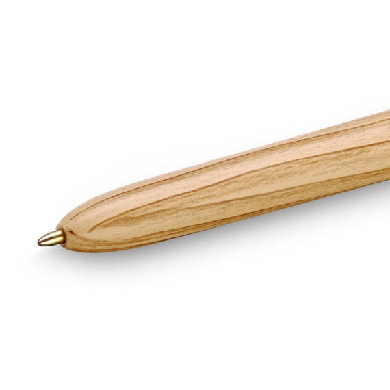Penna a sfera a scatto BIC 4 Colours 1 mm - fusto Wood Effect 508964