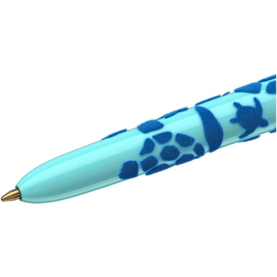 Penna a sfera a scatto BIC 4 Colours 1 mm -  Velours conf. 3 pz - 992579