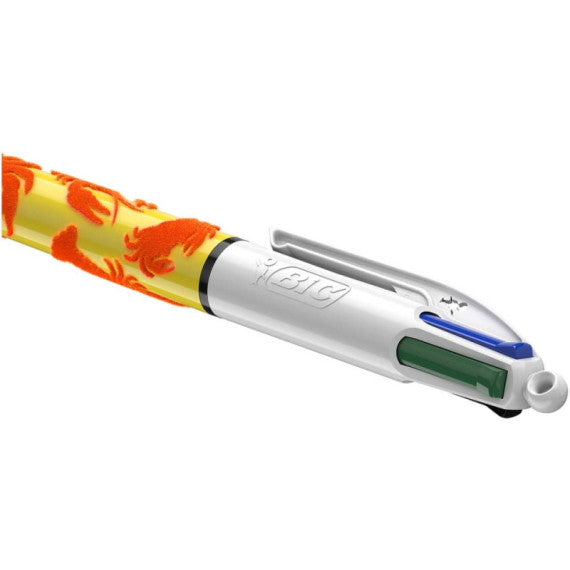 Penna a sfera a scatto BIC 4 Colours 1 mm -  Velours conf. 3 pz - 992579