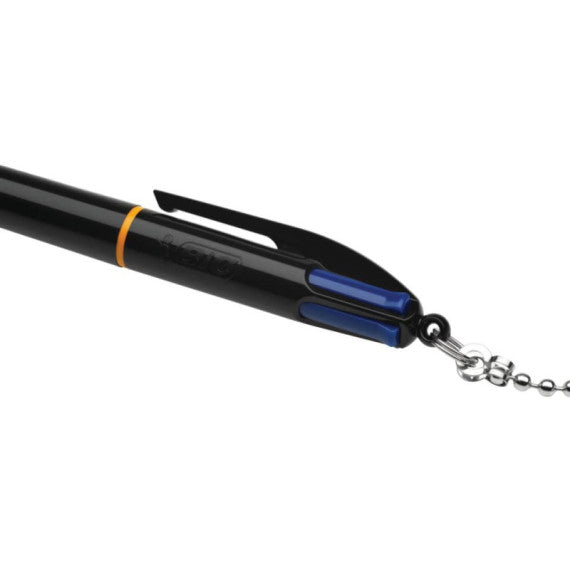Penna a sfera a scatto BIC 4 Colours Pen Desk M 1 mm blu 918515