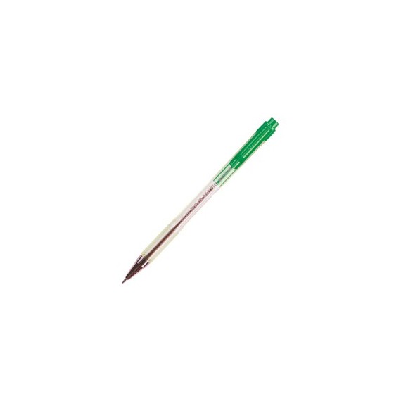 Penna a sfera a scatto BP S Matic - punta fine 0,7 mm - verde - Pilot