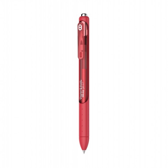 Penna a sfera a scatto Inkjoy Gel - punta 0,7mm - rosso - Papermate