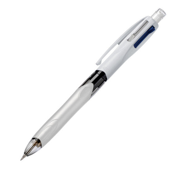 Penna a sfera a scatto multifunzione 4 Colors -  con portamine ricaricabile con mine HB da 0,7mm - nero, blu, rosso - fu