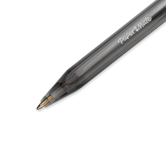 Penna a sfera a scatto Paper Mate Inkjoy 100 RT ULV M 1 mm nero Special Pack 80+20 GRATIS - S0977430