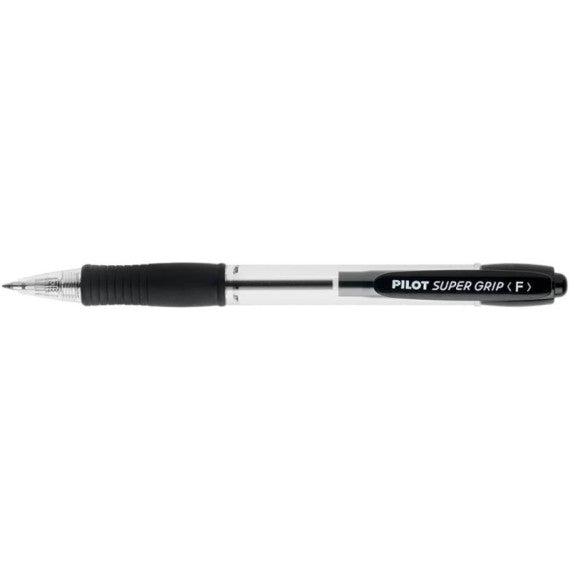 Penna a sfera a scatto Pilot Super Grip 0,7 mm nero 001531