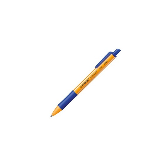 Penna a sfera a scatto Pointball Green - punta 1,0 mm - blu - Stabilo