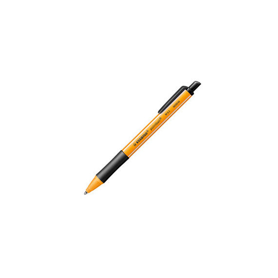 Penna a sfera a scatto Pointball Green - punta 1,0 mm - nero - Stabilo
