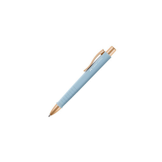 Penna a sfera a scatto Poly Ball - punta 0,7 mm - fusto sky blue - Faber-Castell