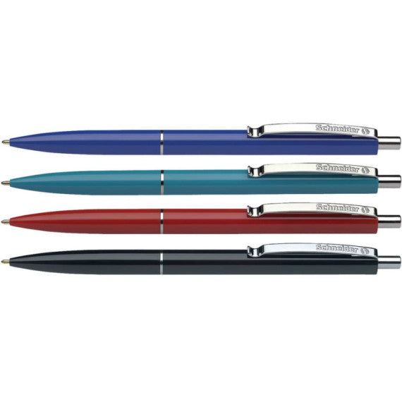Penna a sfera a scatto Schneider K 15 ricaricabile tratto M blu Conf. 50 pezzi - P003083