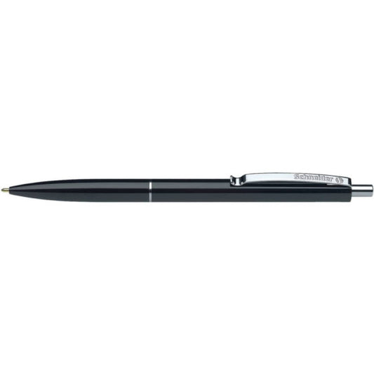 Penna a sfera a scatto Schneider K 15 ricaricabile tratto M nero Conf. 50 pezzi - P003081