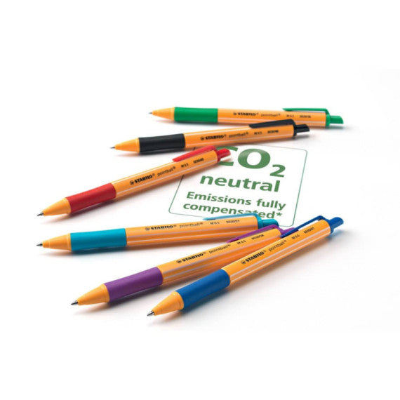 Penna a sfera a scatto Stabilo Pointball  0,5 mm blu 6030/41
