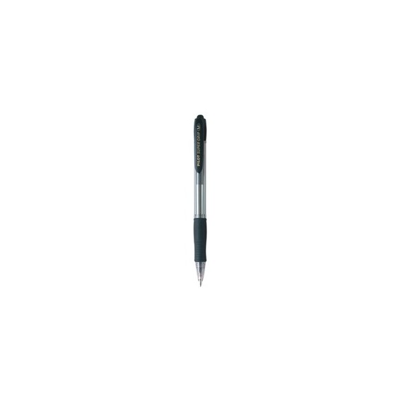 Penna a sfera a scatto Supergrip  - punta media 1,0mm - nero - pilot
