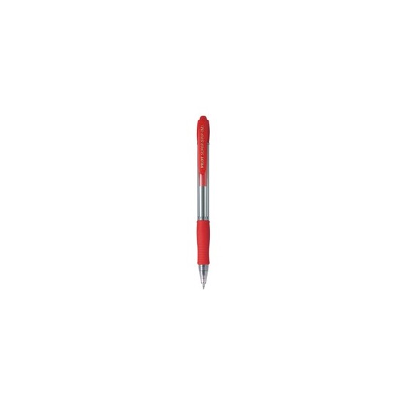 Penna a sfera a scatto Supergrip - punta media 1,0mm - rosso - pilot