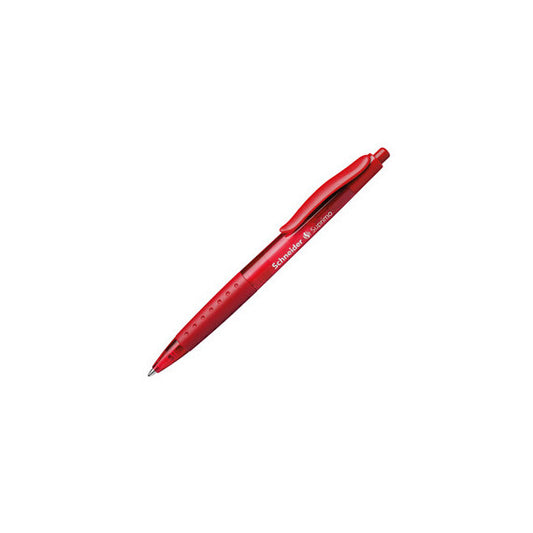 Penna a sfera a scatto Suprimo  - tratto medio - rosso - Schneider