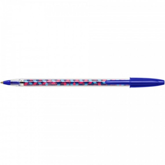 Penna a sfera BIC Cristal Collection punta 1 mm - blu - conf. 20 pz -996792