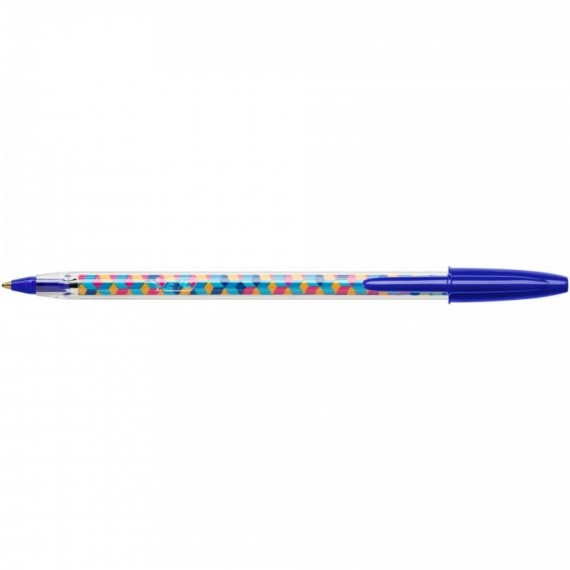 Penna a sfera BIC Cristal Collection punta 1 mm - blu - conf. 20 pz -996792