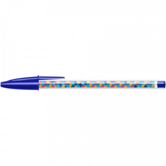 Penna a sfera BIC Cristal Collection punta 1 mm - blu - conf. 20 pz -996792
