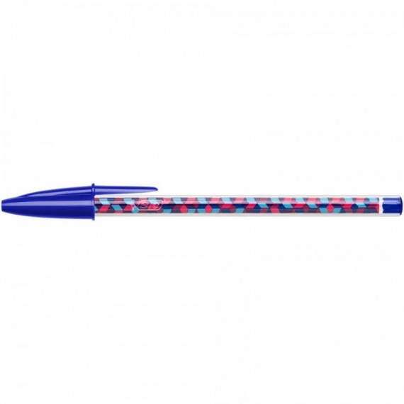 Penna a sfera BIC Cristal Collection punta 1 mm - blu - conf. 20 pz -996792