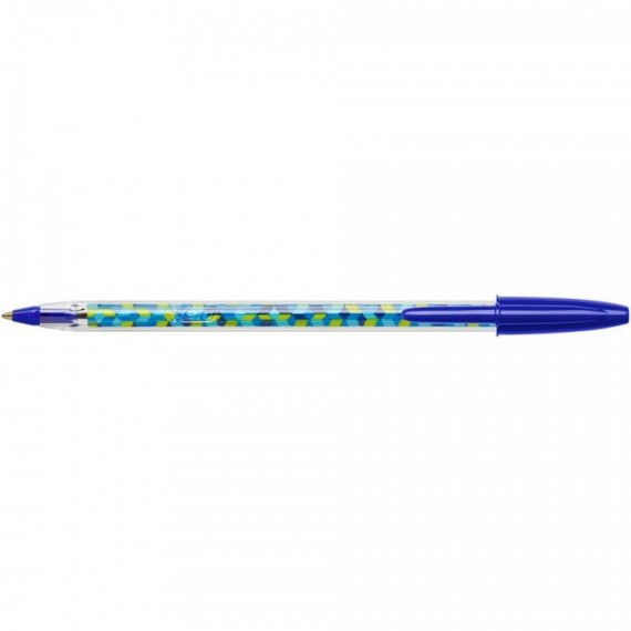 Penna a sfera BIC Cristal Collection punta 1 mm - blu - conf. 20 pz -996792