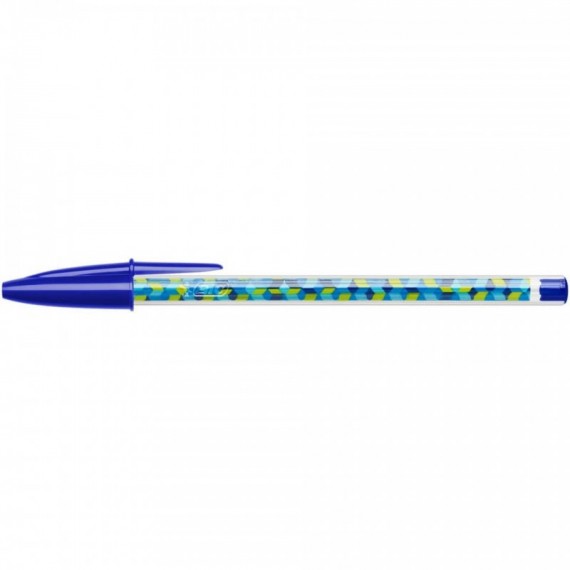 Penna a sfera BIC Cristal Collection punta 1 mm - blu - conf. 20 pz -996792