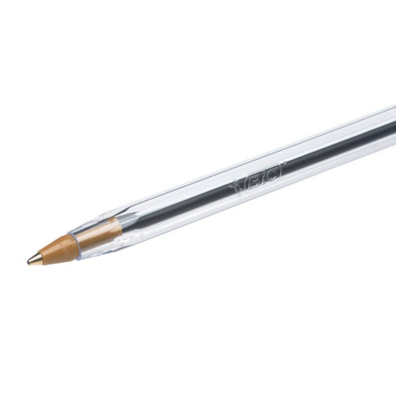 Penna a sfera BIC Cristal M 1 mm in blister da 4 blu - 8308601