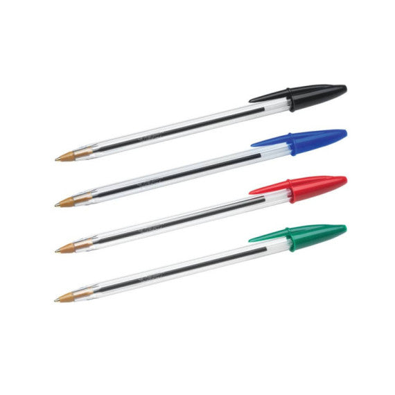 Penna a sfera BIC Cristal M punta 1 mm nero Conf. 50 pezzi - 8373639