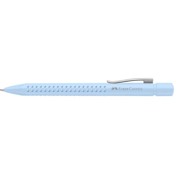 Penna a sfera blu Faber-Castell Grip 2010 - conf. 5 pz - colore fusto blu cielo - 243916
