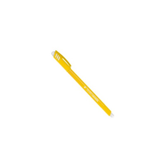 Penna a sfera cancellabile Cancellik - punta 1,0mm - giallo - Tratto