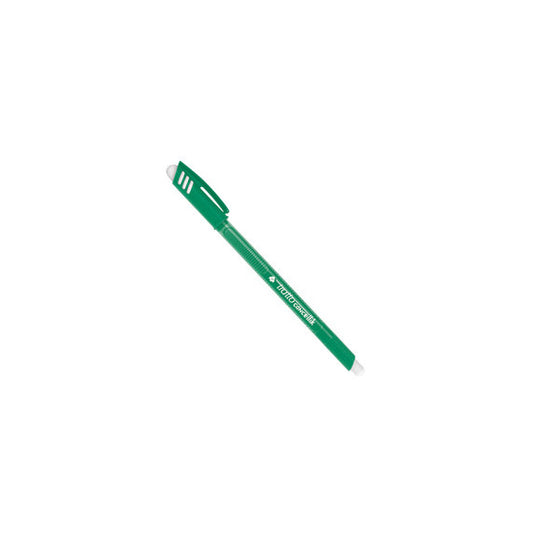 Penna a sfera cancellabile Cancellik - punta 1,0mm - verde - Tratto