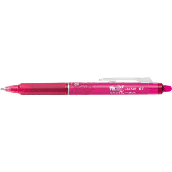 Penna a sfera cancellabile Pilot Frixion Ball Clicker ricaricabile 0,7 mm rosa - 006796