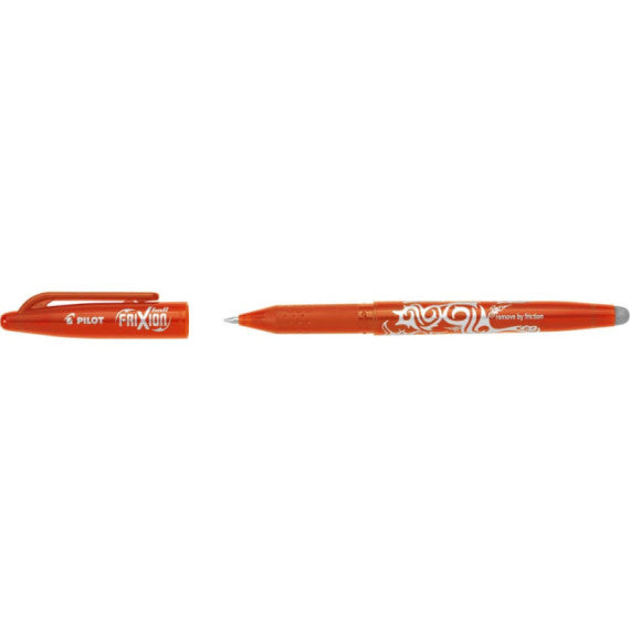 Penna a sfera cancellabile Pilot Frixion Ball punta 0,7 mm arancio - 006598