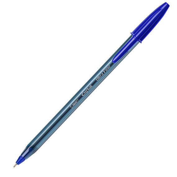 Penna a sfera con cappuccio Cristal® Exact - punta 0,7 mm - blu - Bic - scatola 20 pezzi