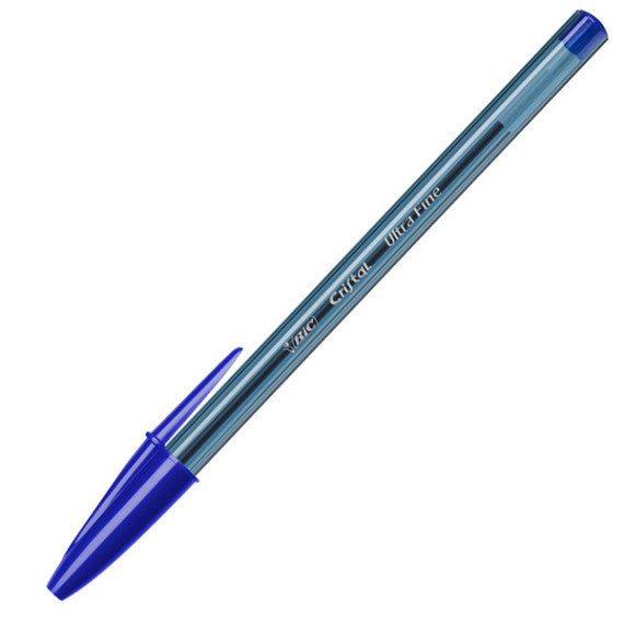 Penna a sfera con cappuccio Cristal® Exact - punta 0,7 mm - blu - Bic - scatola 20 pezzi