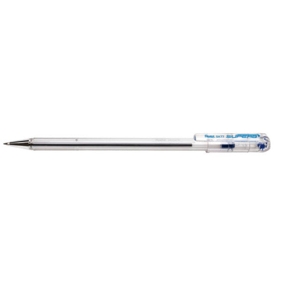 Penna a sfera con cappuccio Pentel Superb 0,7 mm blu BK77-C