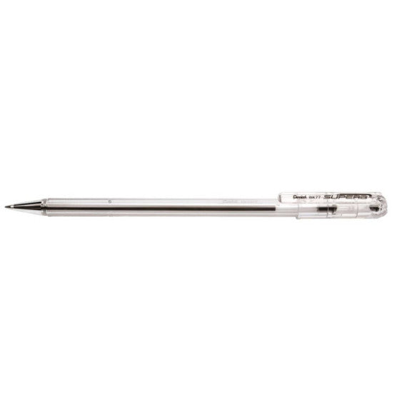 Penna a sfera con cappuccio Pentel Superb 0,7 mm nero BK77-A
