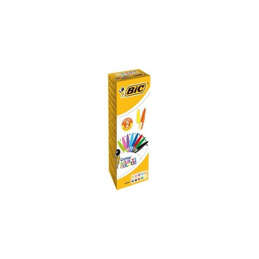 Penna a sfera Cristal Multicolor - punta 1,6mm - 10 colori assortiti  - Bic - conf. 20 pezzi