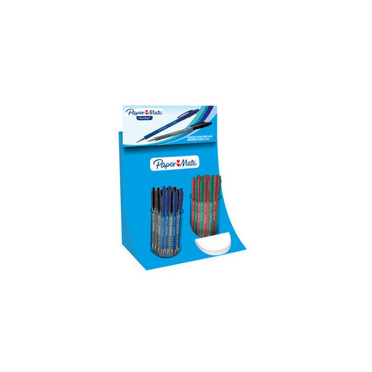 Penna a sfera Flexgrip Ultra - punta 1,0 mm - colori assortiti - Papermate - expo 96 pezzi