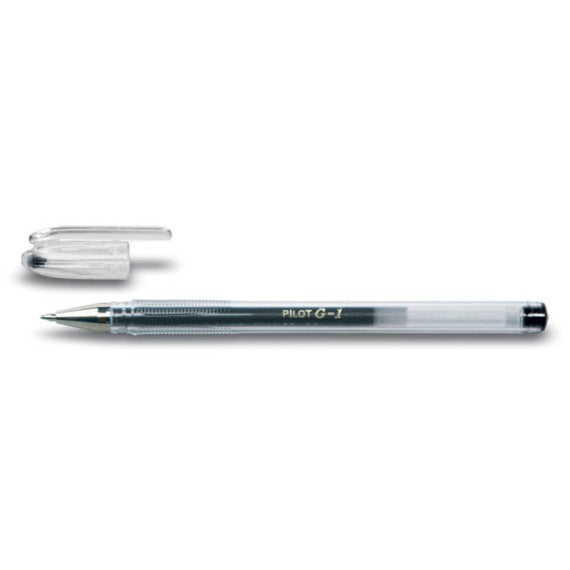 Penna a sfera gel Pilot G-1 punta fine 0,7 mm nero - 001665