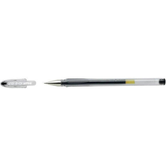 Penna a sfera gel Pilot G-1 punta fine 0,7 mm nero - 001665