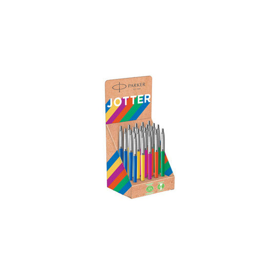 Penna a sfera Jotter Original Plastic - colori assortiti - Parker - expo 20 pezzi