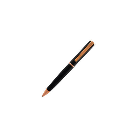 Penna a sfera Linea Impressa - punta M - nero/rosegold - Monteverde