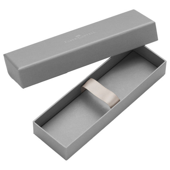 Penna a sfera Neo slim - punta M - fusto acciaio - Faber-Castell