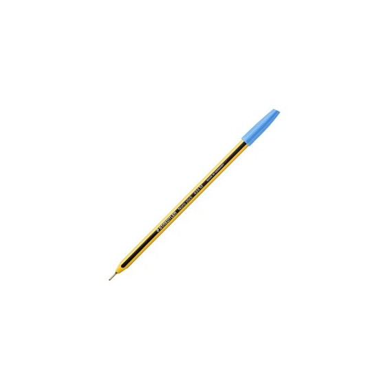 Penna a sfera Noris Stick - punta 1,0mm - azzurro chiaro - Staedtler - conf. 10 pezzi